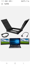 Load image into Gallery viewer, NHT Dual Portable Monitor for Laptop FHD 1080P IPS Dual Screen Extension