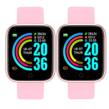 Load image into Gallery viewer, Smart Watch 2020 2021 Y68 D20 Fitness Bracelet Heart Rate Monitor Blood Pressure Bluetooth Watch for Android Phone Watch
