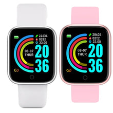 Load image into Gallery viewer, Smart Watch 2020 2021 Y68 D20 Fitness Bracelet Heart Rate Monitor Blood Pressure Bluetooth Watch for Android Phone Watch
