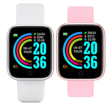 Load image into Gallery viewer, Smart Watch 2020 2021 Y68 D20 Fitness Bracelet Heart Rate Monitor Blood Pressure Bluetooth Watch for Android Phone Watch