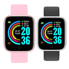 Load image into Gallery viewer, Smart Watch 2020 2021 Y68 D20 Fitness Bracelet Heart Rate Monitor Blood Pressure Bluetooth Watch for Android Phone Watch
